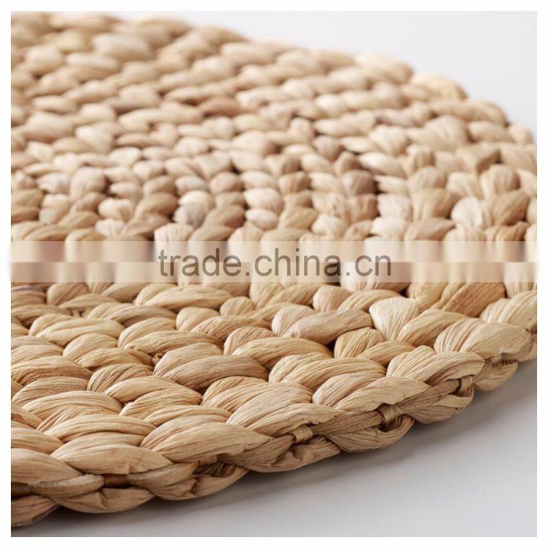 Water hyacinth placemat / non toxic round plate