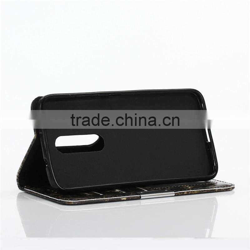 Noble design high quality marble PU card bumper/pocket cell phone case for Motorola