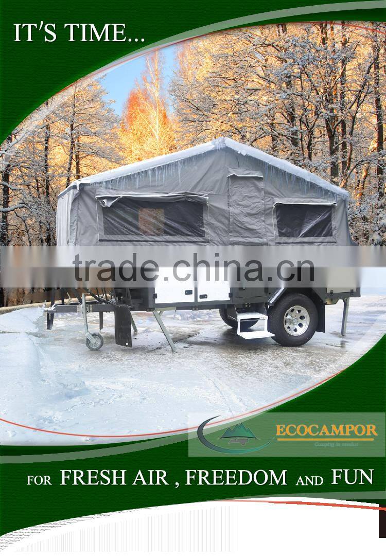 Adventure Off Road Rear Folding Campers Powder Material Trailers