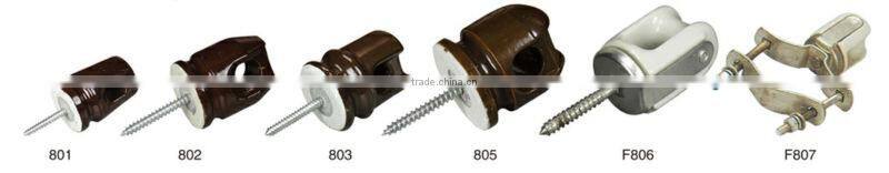 electric fence line post standoff porcelain insulator