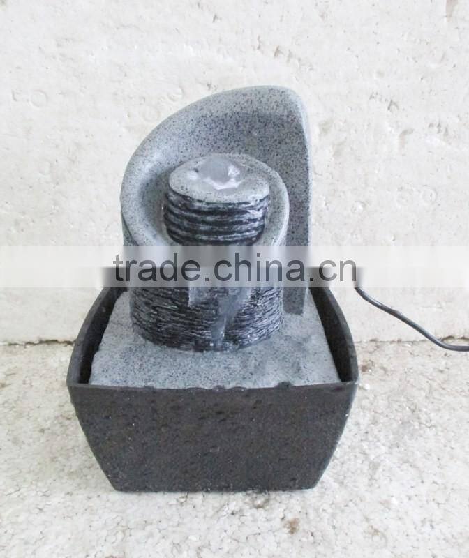 Resin Table Water Fountain for Home Decoration