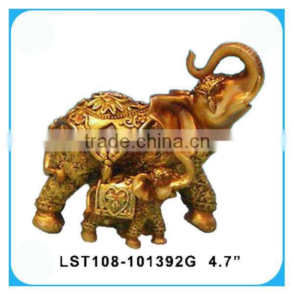 Modern home decoration ornaments resin elephant