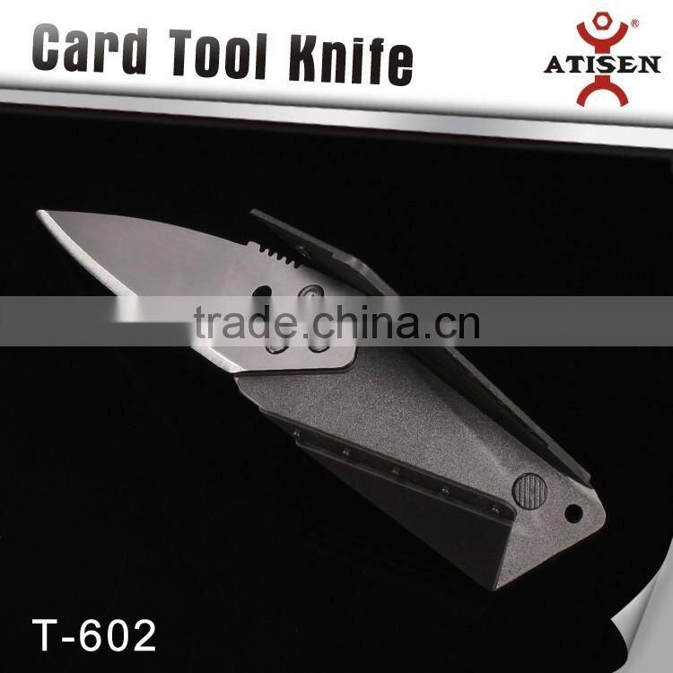 Hot Sale Folding Credit Card Knife Outdoor Survival Camping Multi Tools