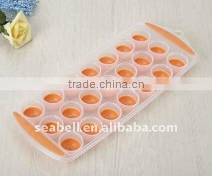 round circle plastic ice cube tray