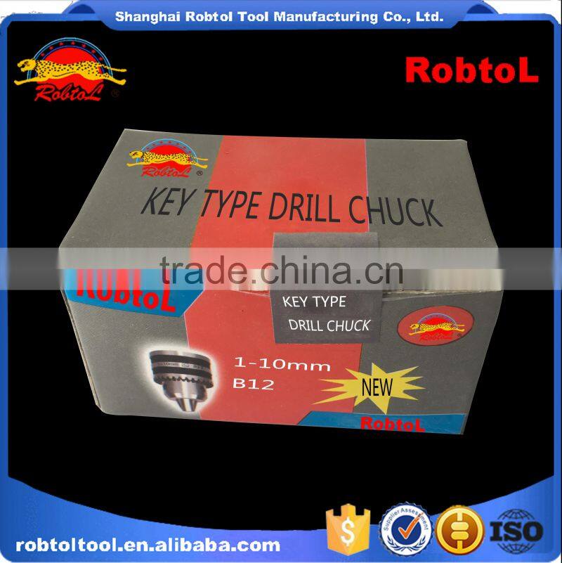 J2110-B12 Spanner drill chuck clamp Mini electric keyless keytype keyed self tighten light heavy duty