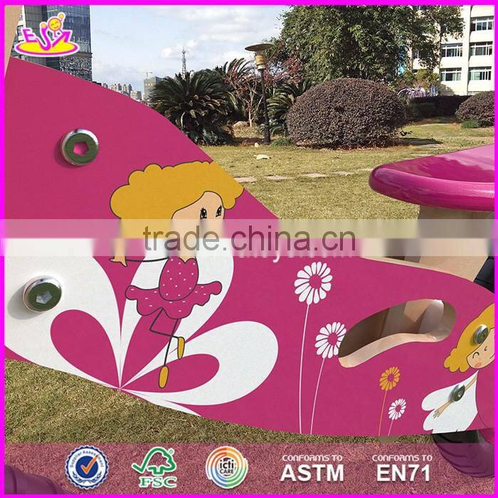 2017 New design original work wooden girls balance bike for toddlers W16C173