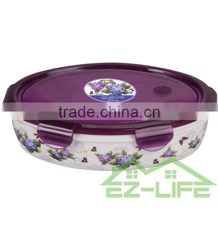 Healthy BPA free microwave oven safe big plastic lunch box for adults