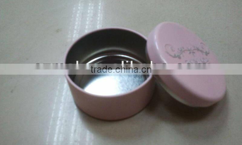ROUND candle box metal tin can