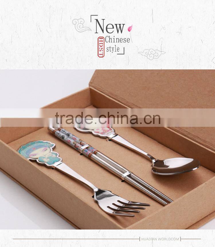High Quality promotional giveaways gifts spoon ,fork and chopsticks for Supermarket