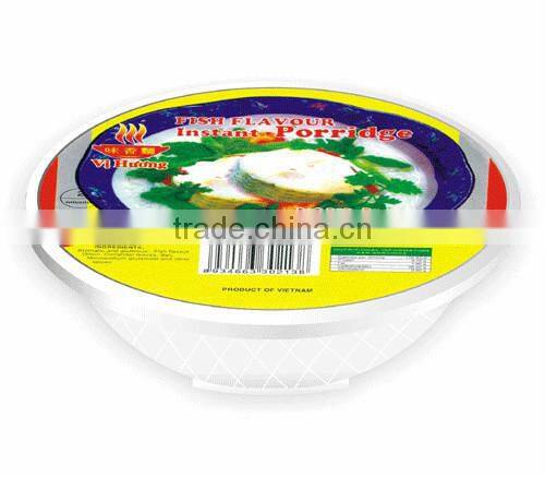 " VI HUONG" Instant Bowl Porridge 50g With Fish Flavour - Thien Huong Food JSC