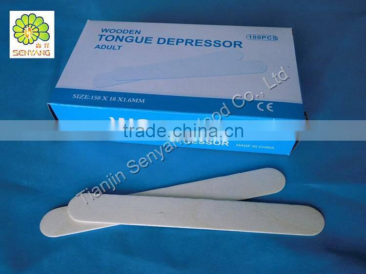 disposable spatula set birch wooden tongue depressor