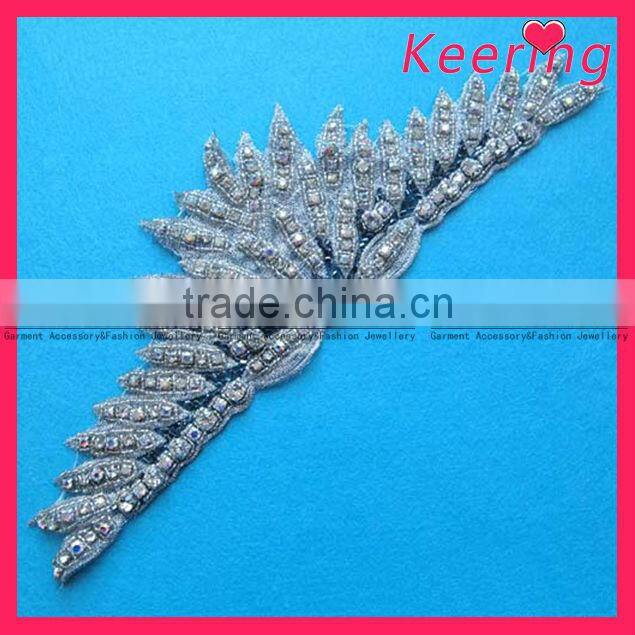 Bridal DIY acrylic rhinestone trimming WRA-095