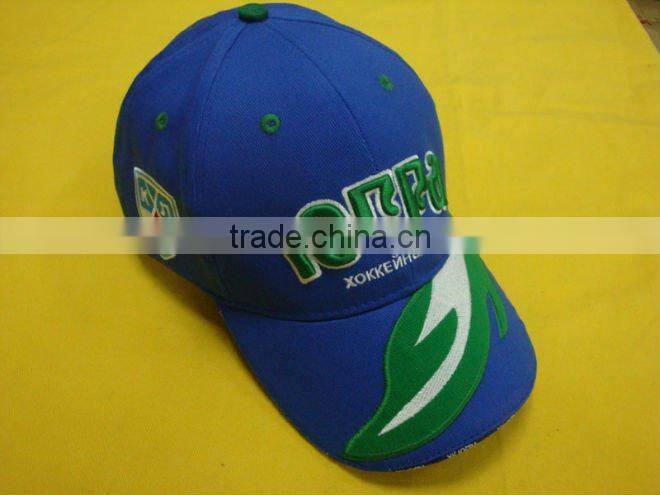 wholesale cotton sport hat and custom sport cap with embroidery