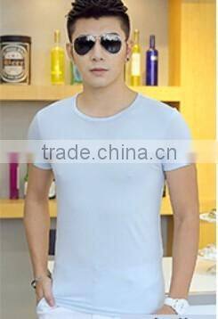 Customized manufactorying plain short-sleeve T shirt for man