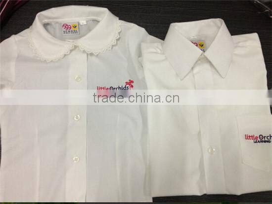 Girls boys shirts school uniform shirts white schools shirts for kids