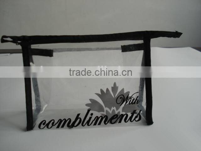 Promotional Wash Toilet Clear PVC Cosmetic Bag