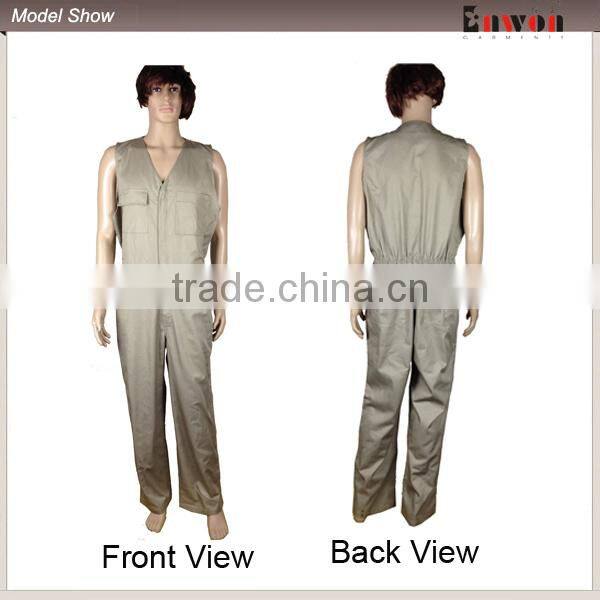 2014 Working Short Sleeve Summer Coveralls