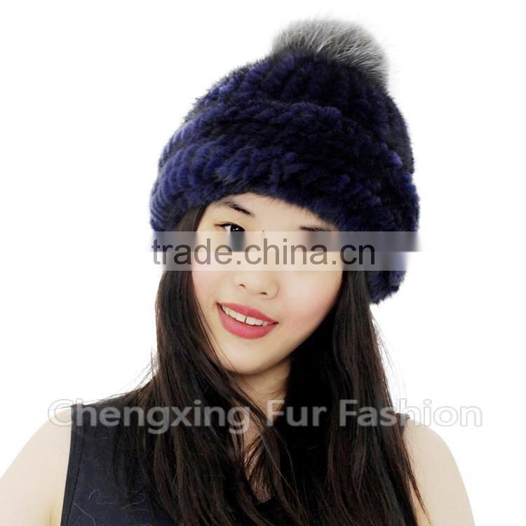CX-C-239 Sunlight Mink Fur Hand knitted Funny Hat
