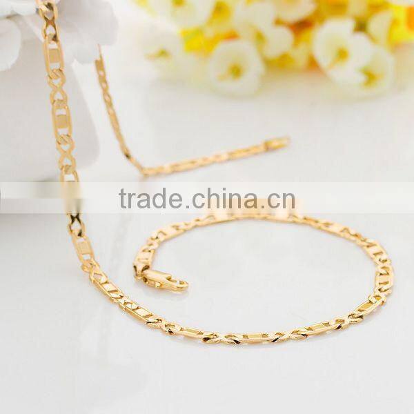 popular fashion silver chains necklace