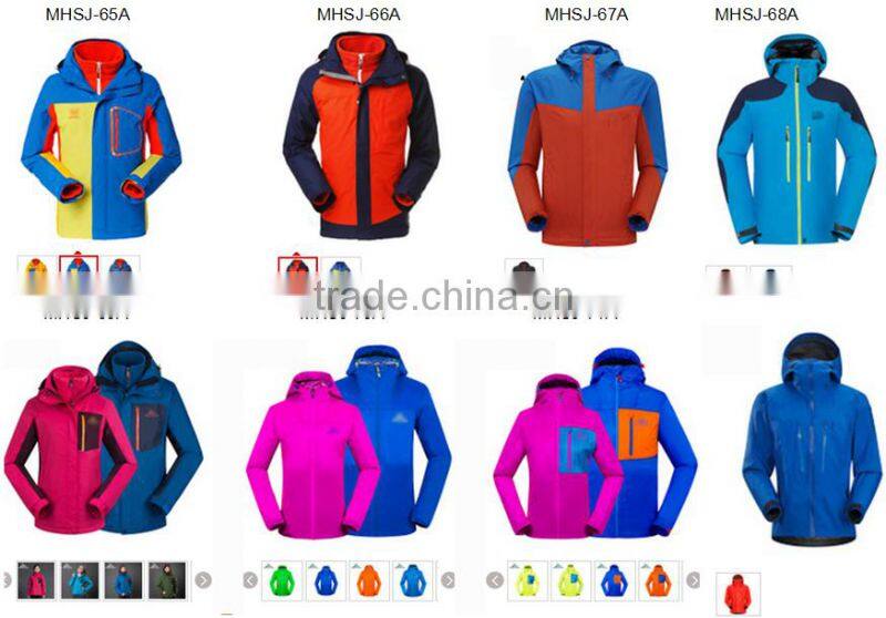 100% polyester lightweight 10000mm waterproof softshell jacket