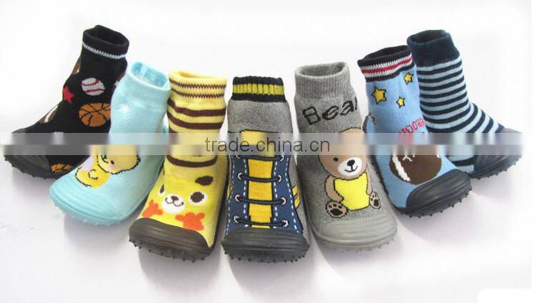 cotton antislip sole soft baby indoor socks baby shoes