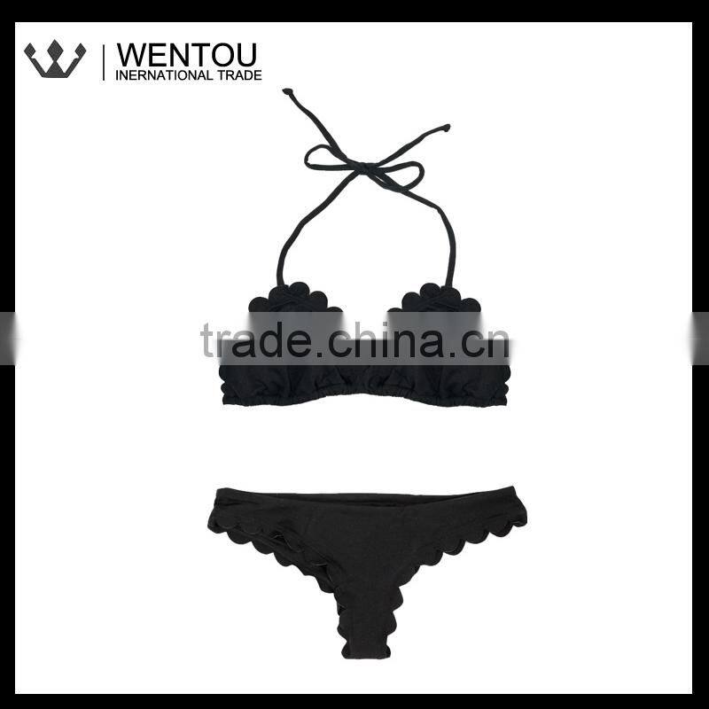 New Arrival Scalloped Women Swimwear