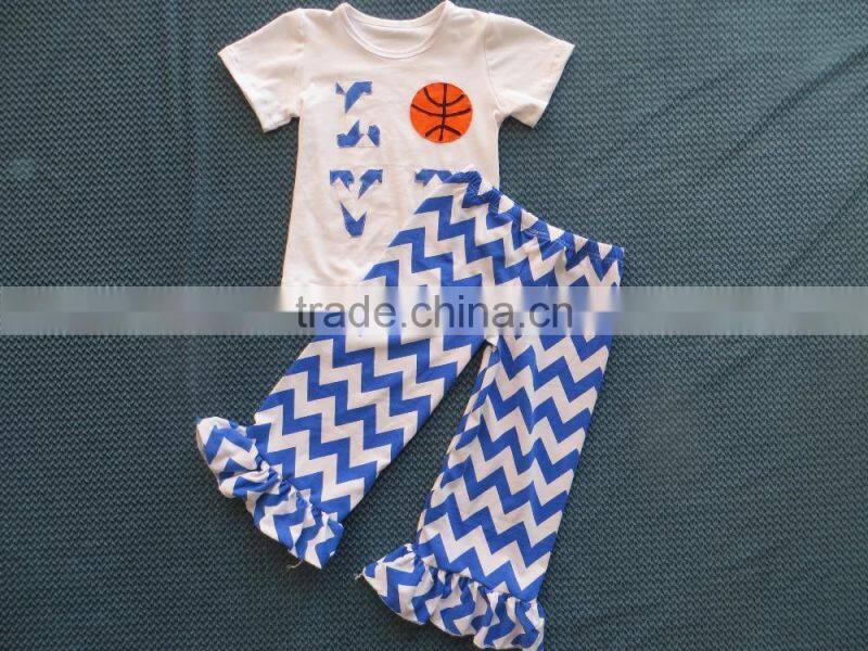 kids boutique fall clothes wholesale baby girls long sleeve blouse and floral skirt Kids QL-153