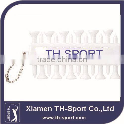 golf tee holder with 12pcs golf tees 3pcs ball markers