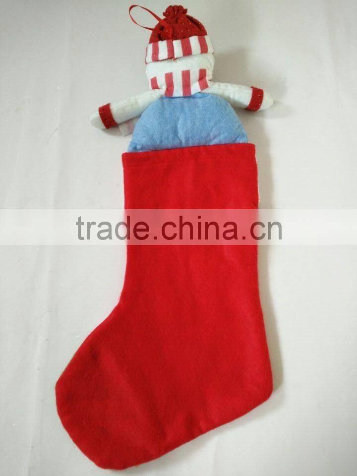 Merry Xmas Large Santa Claus Gift Stocking Bag Presents Sack Filler Decoration