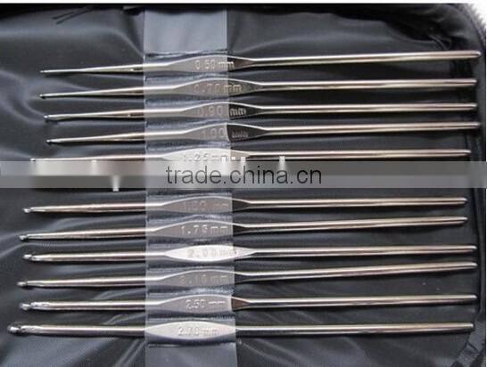 22PCS Metall crochet kits/Knitting needle