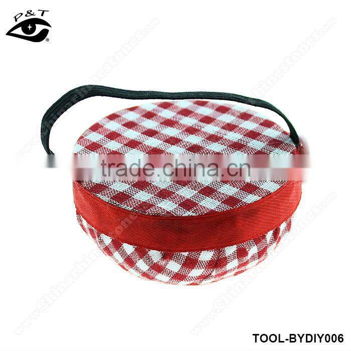 DIY tools sewing accessories red checker pin cushion
