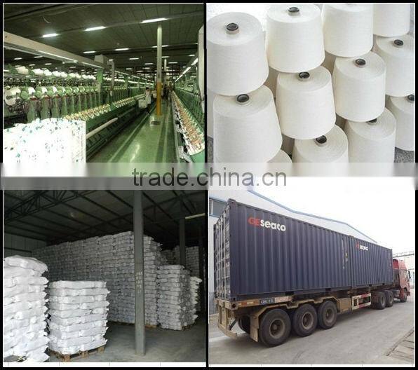 10S/1 -60S/1 100% ring spun polyester yarn for socks gloves