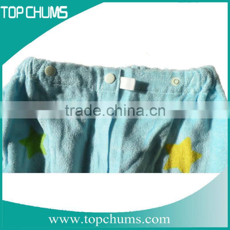 yiwu factory Custom printed sheared sexy towel dress