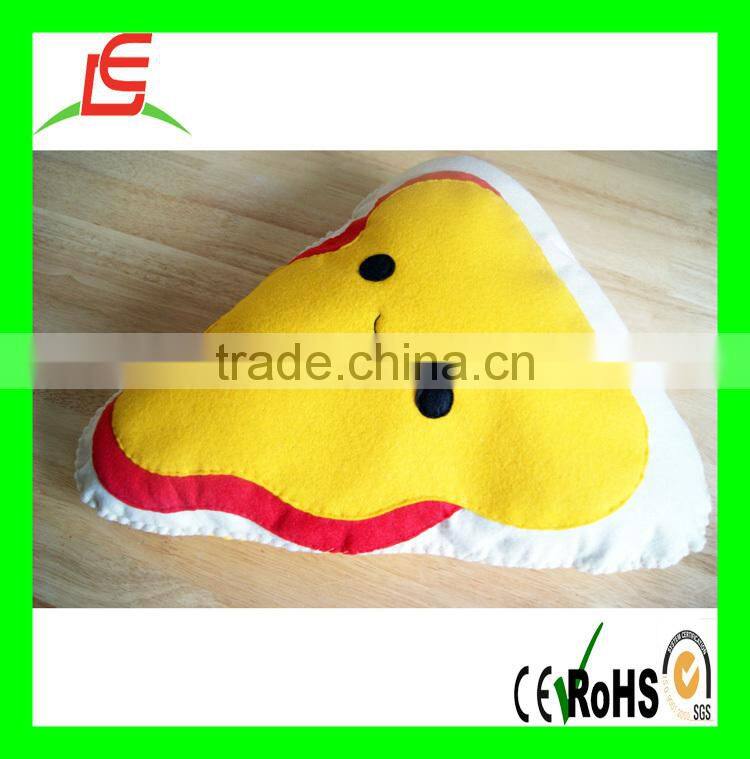 LE B0246 FOOD SHAPED HAPPY PIZZA DECORATION plush stuffed pillow