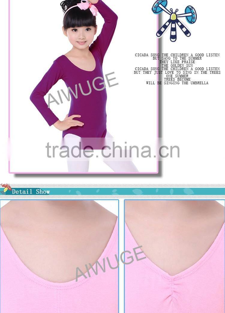 OEM 2016 High Quality Girls Leotard Gymnastic Ballet Kids Dance Leotard