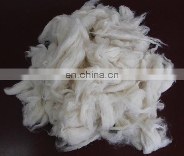 Natural Raw White Chinese Sheep Wool Top Roving for Spinning