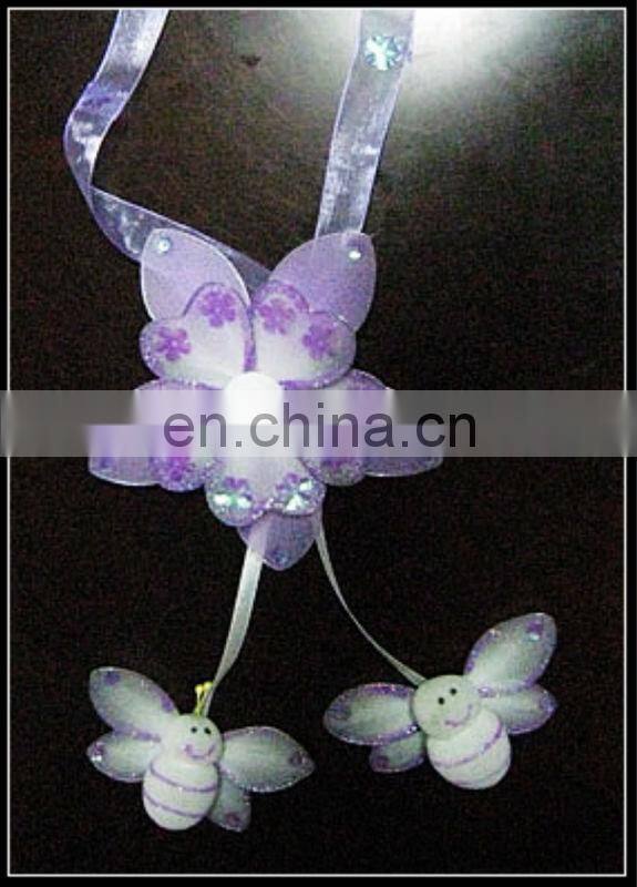 Nylon flower hanging decoration