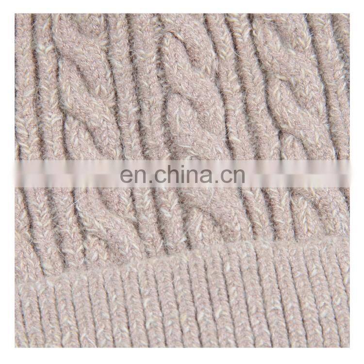 TOROS custom high quality hat knitted hat pompom warm winter hats for women