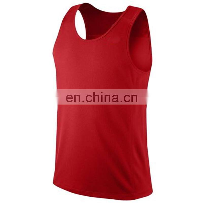 costom tank top, orange cotton singlet, simple tank top (7 Years Alibaba Experience)