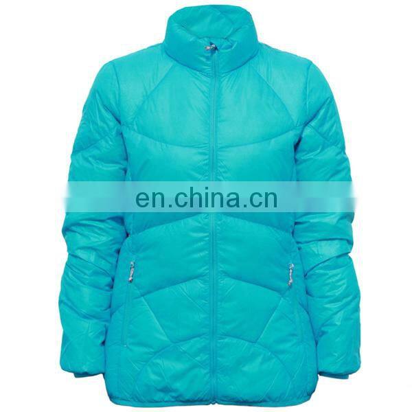 Women duck down jacket with 80% duck down and 20% duck feather