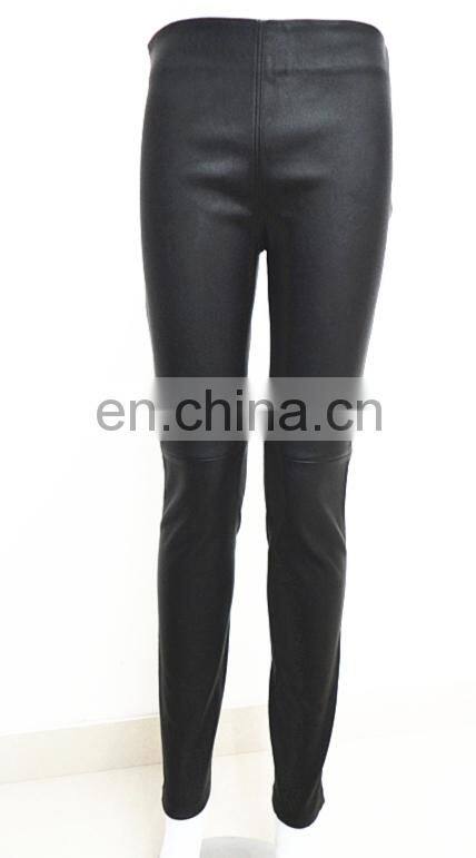 wholesale stretch leather legging stretch pants for women
