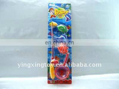 Kids plastic toy electronic fishing game