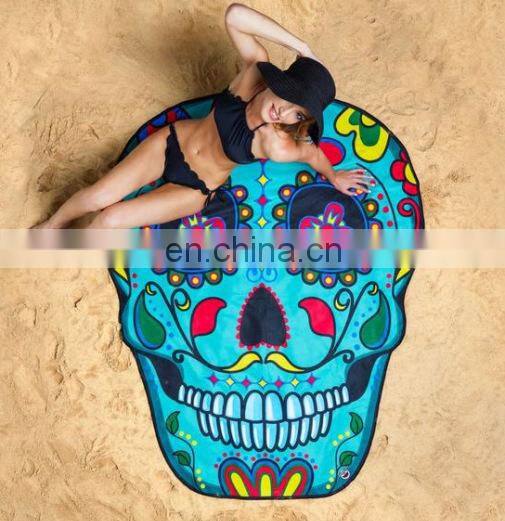 Funny Printed Round Beach Sarong Towel