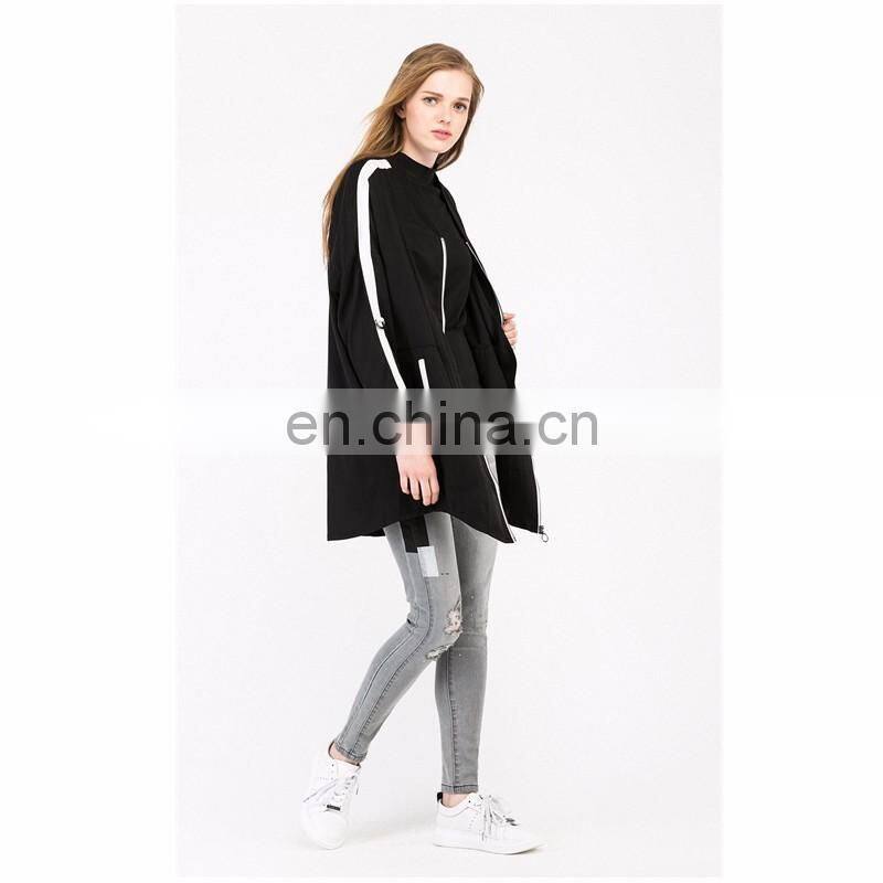 OEM service fashion plus size outwear women casual coat