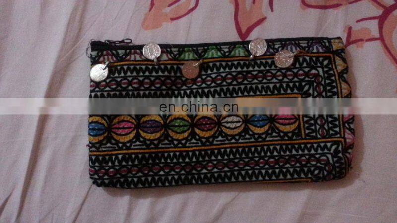 Stunning Coin leather Rabbari work Banjara Clutch bag#gypsy#bohofashion#bohochic#suede