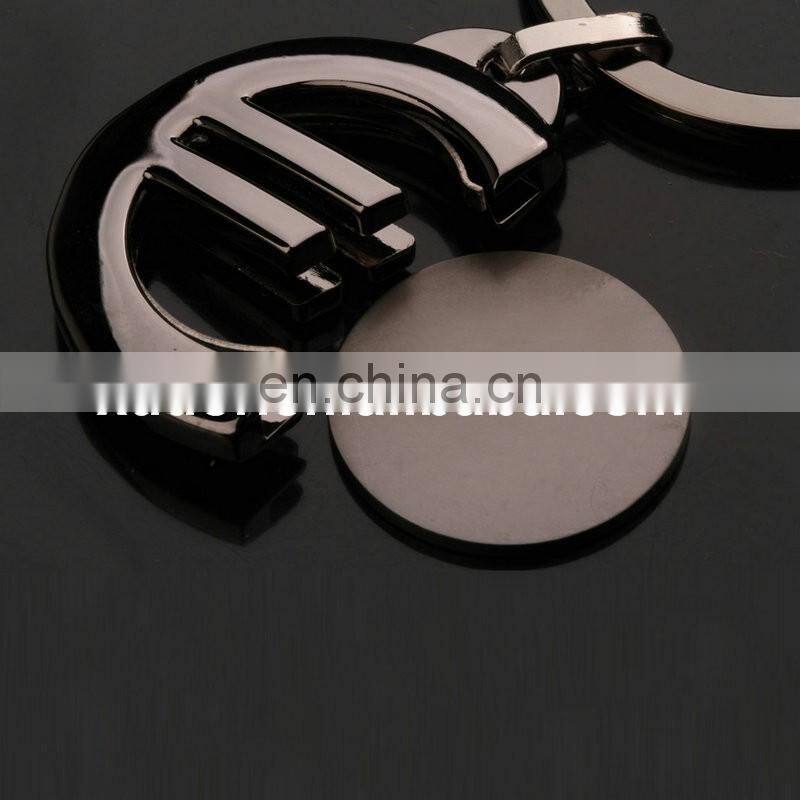 letter shape coin holder keychain