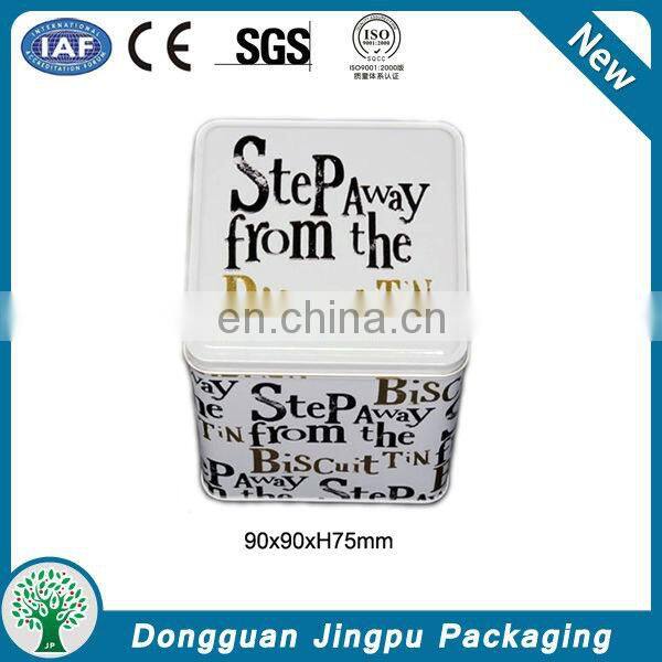 Luxury moistureproof metal t-shirt packaging tube