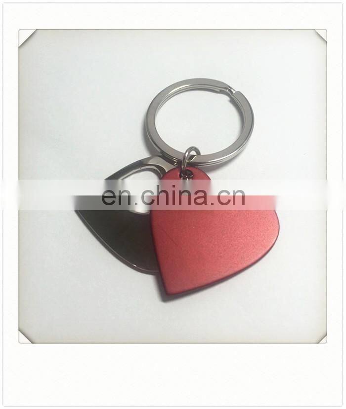 Fashionable shoes shaped metal keychains
