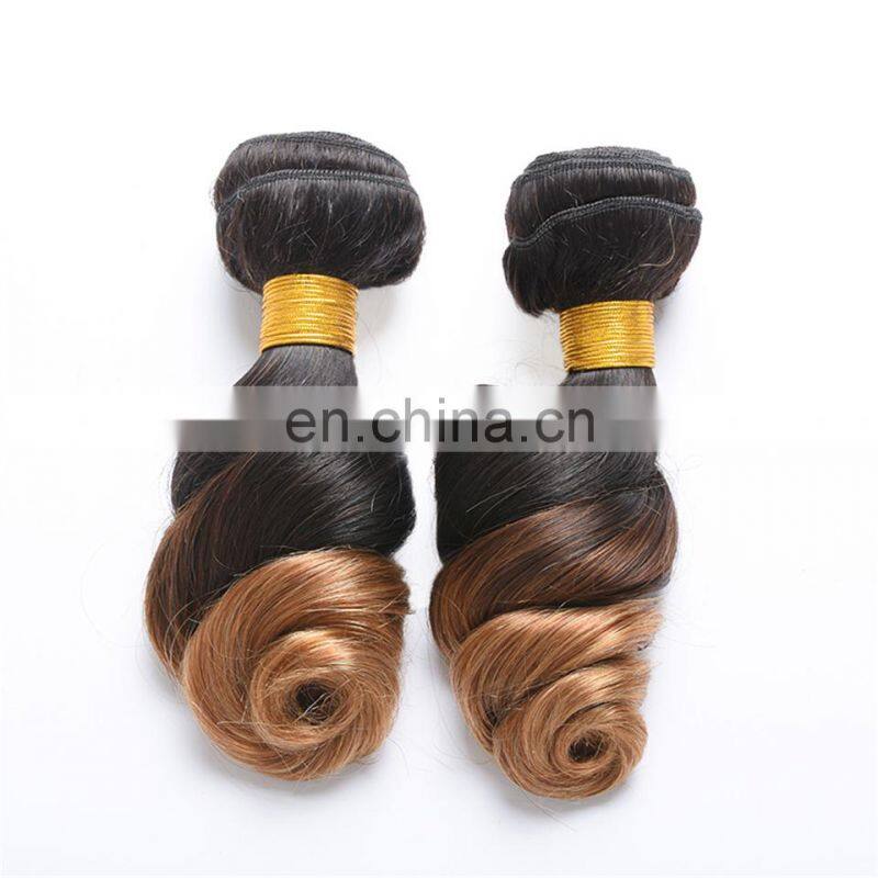 Remy human hair extension raw brazilian hair