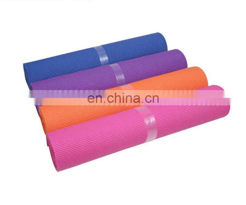 High Quality Fitness Mat Custom Printing Design Pro Cheap Double Colors Promotional PVC Yoga Mats